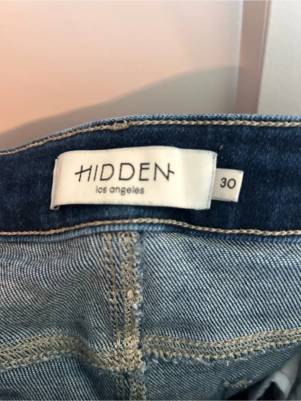 Frayed Hidden Jeans Size 30